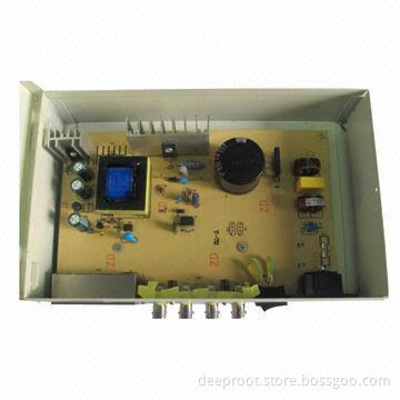 120W 12V/10A 8-channel PoE Adapter for CCTV Cameras, Long Distance Power Supply (500m Transfer)